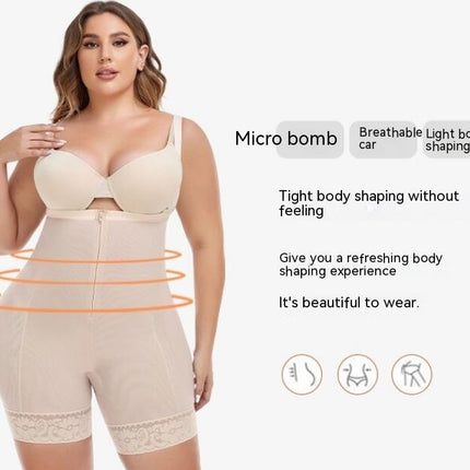 Shapewear for Women Seamless Firm Triple Control Plus Size Tummy Control Butt Lifter