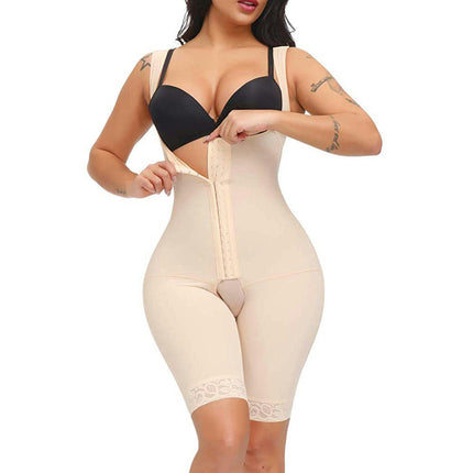 Shapewear for Women Tummy Control Post Surgery Compression Body Shaper with Open Crotch