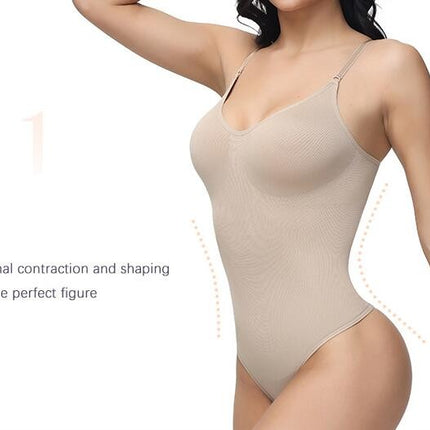 Women's Tummy Tuck Shapewear Thong Tummy Tuck Pants Back Seamless Shaping Tight Vests