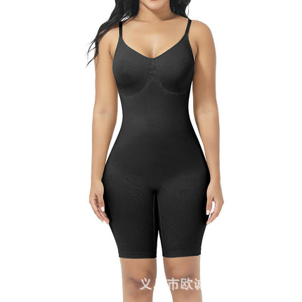 Women's Shaping Mid-Thigh Bodysuit Tummy Control Shapewear Body Shaper