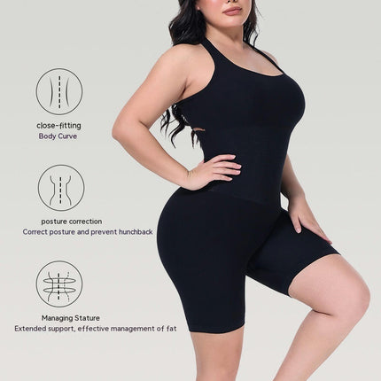 Women's One Piece Body Suit Beauty One Piece Shapewear Hip Lift Pants Powerful Tummy Tuck Pants