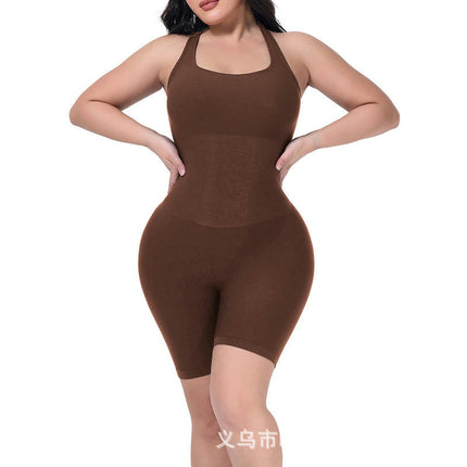 Women's One Piece Body Suit Beauty One Piece Shapewear Hip Lift Pants Powerful Tummy Tuck Pants