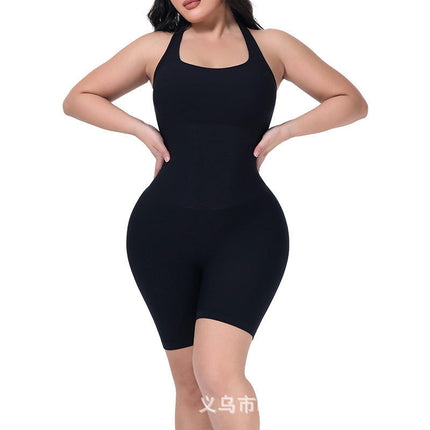 Women's One Piece Body Suit Beauty One Piece Shapewear Hip Lift Pants Powerful Tummy Tuck Pants