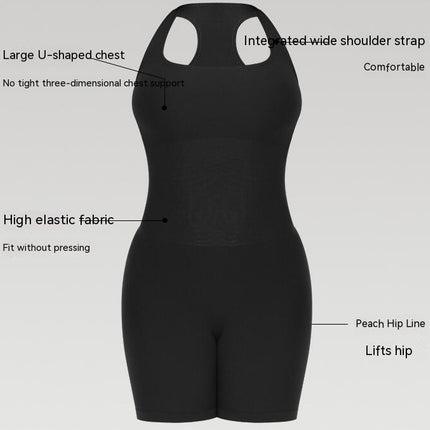 Women's One Piece Body Suit Beauty One Piece Shapewear Hip Lift Pants Powerful Tummy Tuck Pants