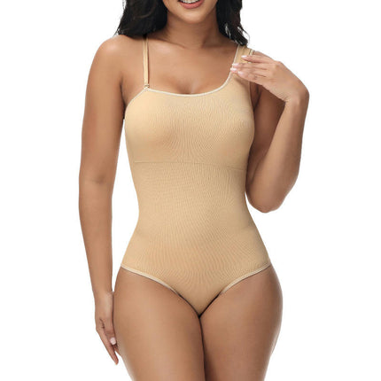 Seamless Shapewear Bodysuit Thong Tummy Control Sculpting Body Shaper for Women