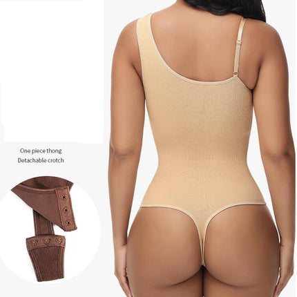 Seamless Shapewear Bodysuit Thong Tummy Control Sculpting Body Shaper for Women