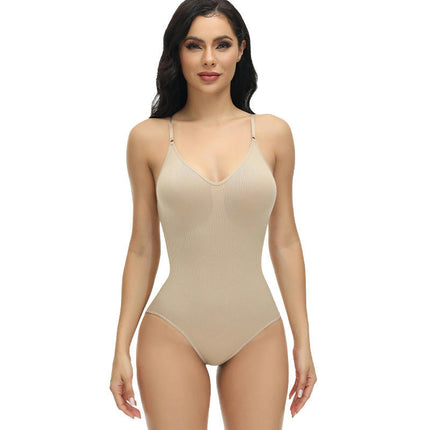 Shapewear Waist Bodysuits Women Clothing Tummy Control Seamless Full Body Shaper Square Neck Jumpsuits Top