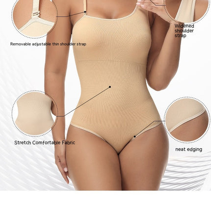 Seamless Shapewear Bodysuit Thong Tummy Control Sculpting Body Shaper for Women