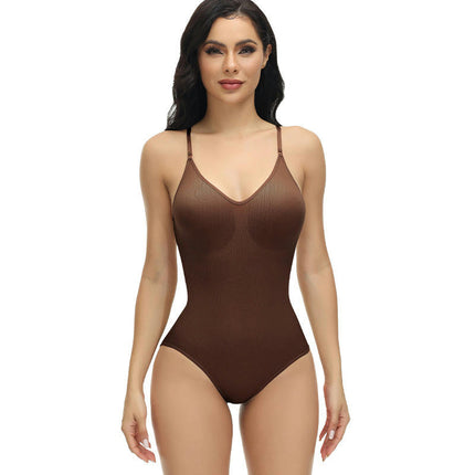 Shapewear Waist Bodysuits Women Clothing Tummy Control Seamless Full Body Shaper Square Neck Jumpsuits Top