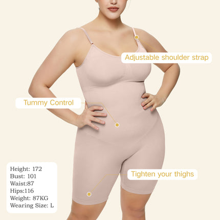 Comfortable Full Bodysuit for Women Butt Lifter Seamless Shapewear for Women Tummy Control Thigh Slimmer