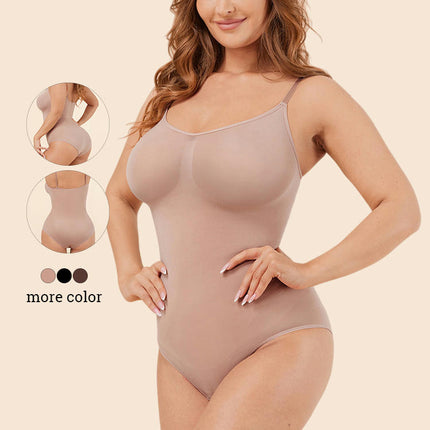 Women's Seamless V-Neck Shapewear Tummy Tuck Camisole Tank Top