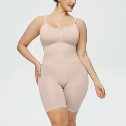 Bodysuit for Women Tummy Control Shapewear Mid-Thigh Seamless Full Body Shaper