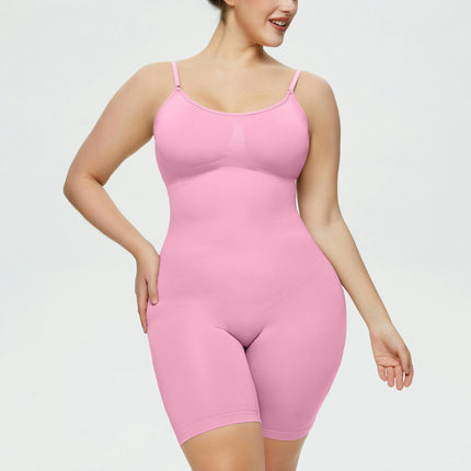 Bodysuit for Women Tummy Control Shapewear Mid-Thigh Seamless Full Body Shaper