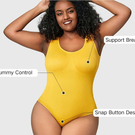 Shapewear Bodysuit Sculpting Body Shaper for Women Tummy Control Seamless Plus Size Butt Lifting Shaper