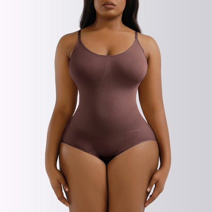 Seamless Shapewear Bodysuit Thong Tummy Control Sculpting Body Shaper for Women Thigh Slimmer