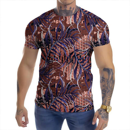 Mens Shirt Fashion Casual Novelty T Shirt 3D Pattern Adult T Shirt Teen Tops Size S-XXXL