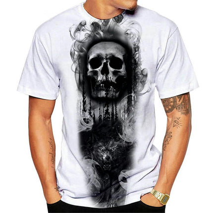 Unisex 3D Graphic Print Shirts for Mens Casual Short Sleeve Tee Shirts Top