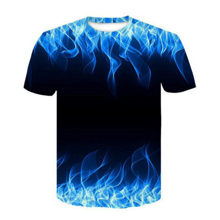 Unisex 3D Graphic Print Shirts for Mens Casual Short Sleeve Tee Shirts Top 1