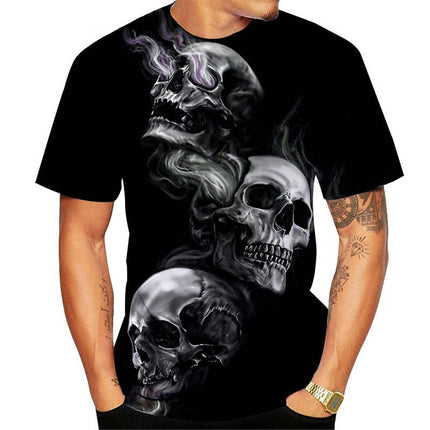 Unisex 3D Graphic Print Shirts for Mens Casual Short Sleeve Tee Shirts Top