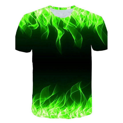 Unisex 3D Graphic Print Shirts for Mens Casual Short Sleeve Tee Shirts Top 1