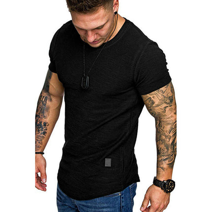 Men's Quick Dry T Shirt Lightweight Short Sleeve Tops Summer Breathable Sport T Shirt for Running Fitness