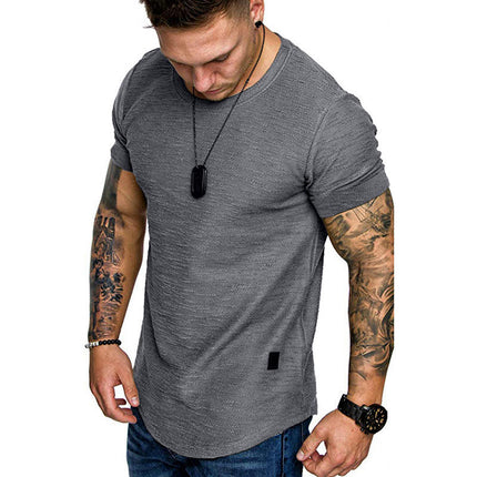 Men's Quick Dry T Shirt Lightweight Short Sleeve Tops Summer Breathable Sport T Shirt for Running Fitness