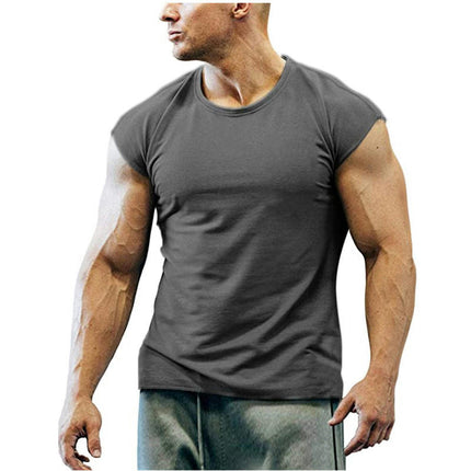 Men's Gym Tank Tops Workout Sleeveless T-Shirts Athletic Muscle Tank Training Bodybuilding Shirts