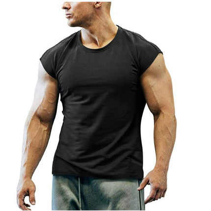 Men's Gym Tank Tops Workout Sleeveless T-Shirts Athletic Muscle Tank Training Bodybuilding Shirts