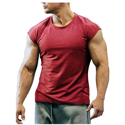 Men's Gym Tank Tops Workout Sleeveless T-Shirts Athletic Muscle Tank Training Bodybuilding Shirts