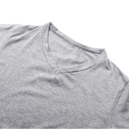 Premium V Neck T Shirts for Men - Modern Fitted Tees S - 5XL Vneck Undershirts