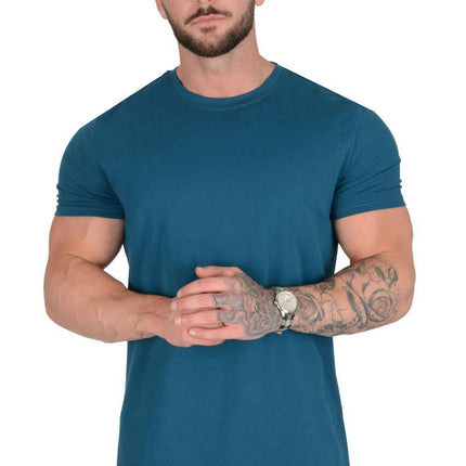 Loose Casual Solid Color Short-sleeved T-shirt Quick Drying Breathable Cooling Short Sleeve Sports T-Shirt