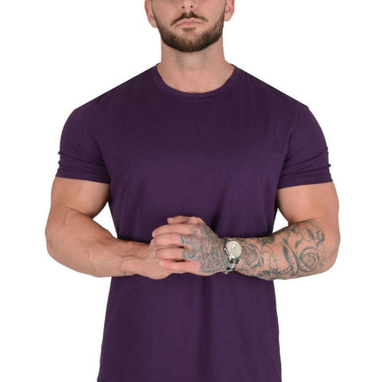 Loose Casual Solid Color Short-sleeved T-shirt Quick Drying Breathable Cooling Short Sleeve Sports T-Shirt