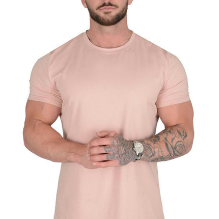 Loose Casual Solid Color Short-sleeved T-shirt Quick Drying Breathable Cooling Short Sleeve Sports T-Shirt