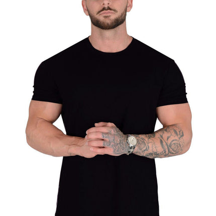 Loose Casual Solid Color Short-sleeved T-shirt Quick Drying Breathable Cooling Short Sleeve Sports T-Shirt