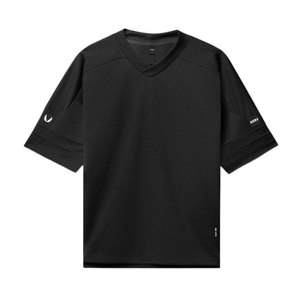 Men's T-shirt Loose Large Size V-neck Short-sleeved Mesh Quick-dry Sports Basketball Jerseys