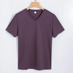 V-neck sauce purple