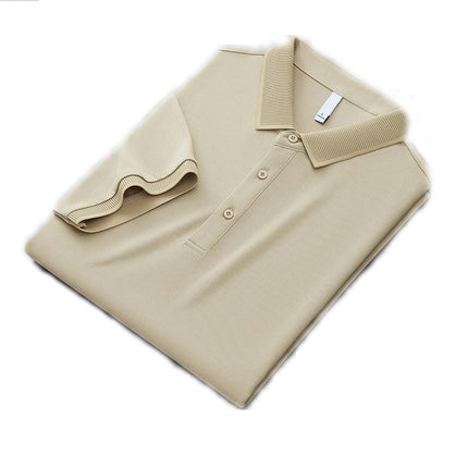 Mens Short Sleeve Casual Solid Stylish Dry Fit Performance Designed Collared Golf Shirts for Men