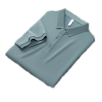 Mens Short Sleeve Casual Solid Stylish Dry Fit Performance Designed Collared Golf Shirts for Men