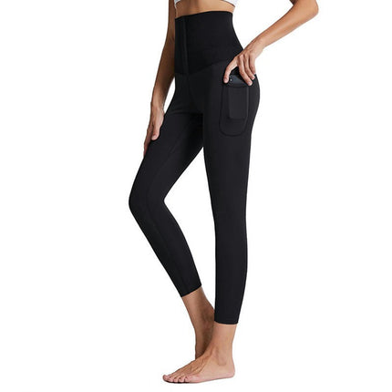 High Waisted Corset Waist Leggings Body Shape for Women Tummy Control Shape Yoga Pants