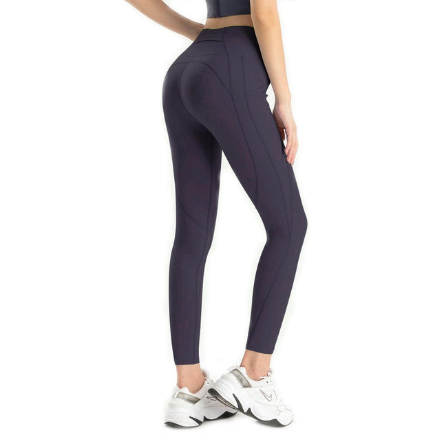 Women's Yoga Pants Tummy Control High Waist Running Women's Leggings with Pocket