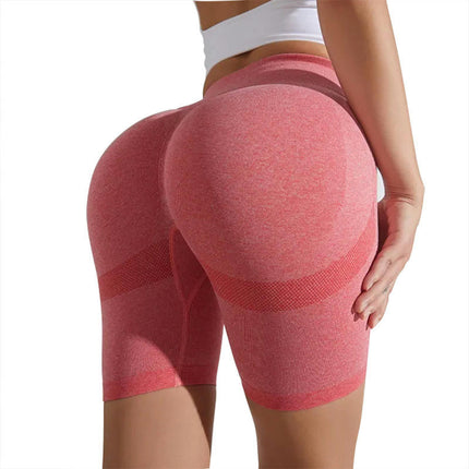 High Waist Shorts for Women Tummy Control Running Exercise Yoga Shorts