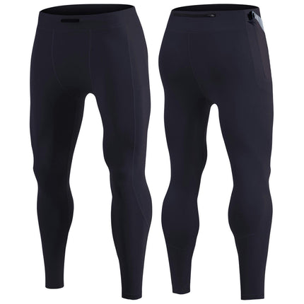 Men's Running Gym Tights Workout Athletic Elasticity Leggings