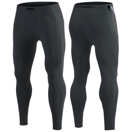 Men's Running Gym Tights Workout Athletic Elasticity Leggings