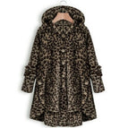 Dark brown leopard print