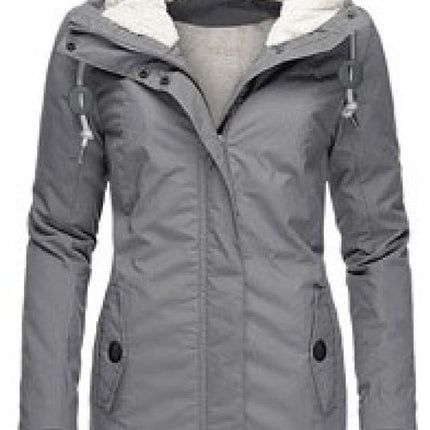 Women's Winter Coat Parker Coat Hooded Long Winter Warm with Pockets Parker Coat