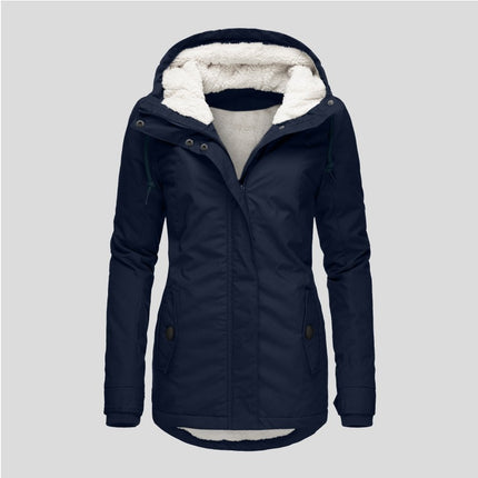 Women's Winter Coat Parker Coat Hooded Long Winter Warm with Pockets Parker Coat