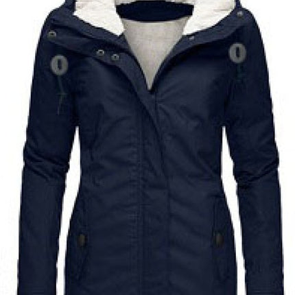 Women's Winter Coat Parker Coat Hooded Long Winter Warm with Pockets Parker Coat