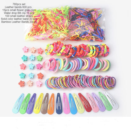 Baby Hair Ties, Hair Accessories for Girls Toddler Hair Ties Different Style Elastic Hair Bands Rubber Bands with Box