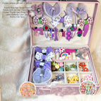 7 # Purple Cartoon Gift Box 41 Piece Set