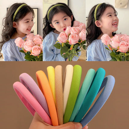 Girl's headband Women's cotton headband Candy color fashionable and beautiful girl's headband